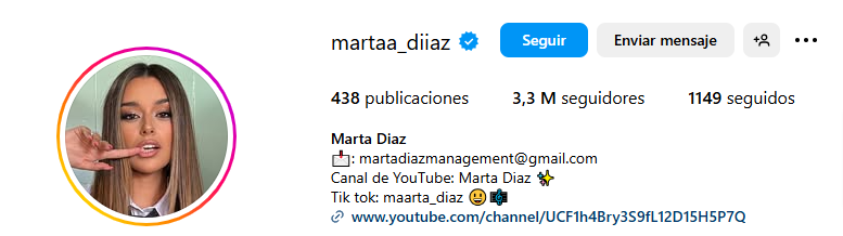 @martaa_diiaz BIO de Instagram