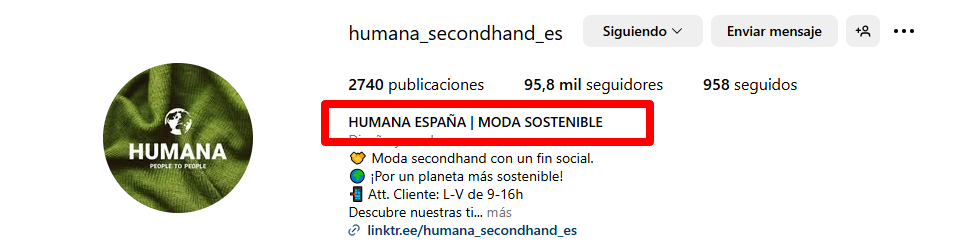 SEO en Instagram con Humana